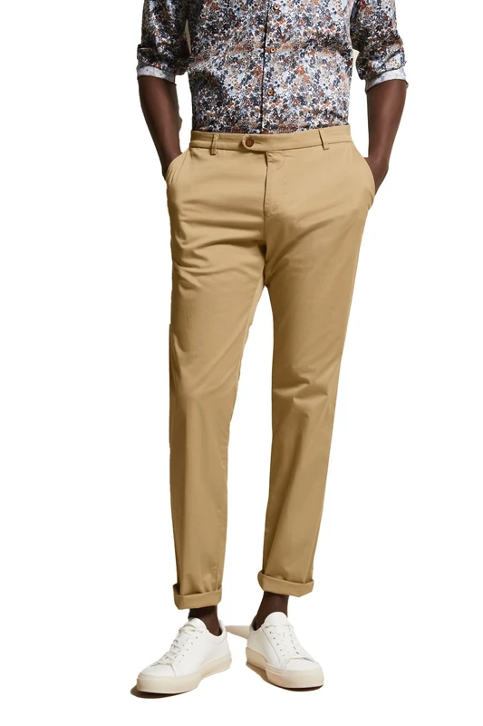 bugatti Men's 4890-56301a Trouser, Brass-640, 31W x 36L
