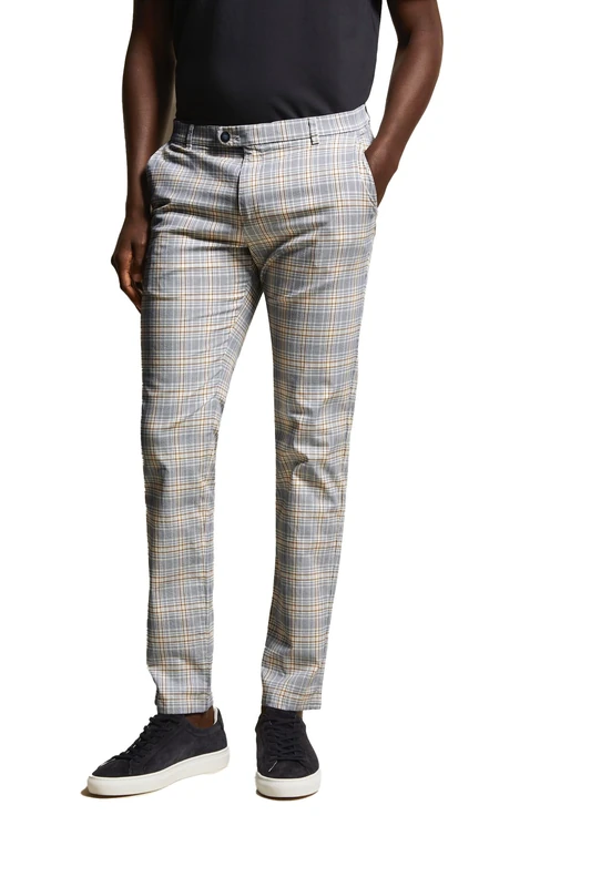 bugatti Men's 4890-56317a Trouser, Beige-50, 35W x 30L