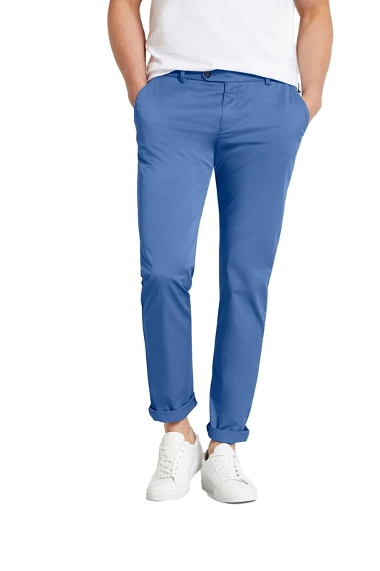 bugatti Men's 4890-56301a Trouser, Light Blue-320, 32W x 36L