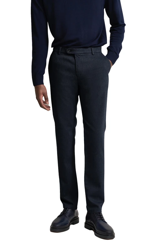bugatti Men's 4890-56321a Trouser, Marine-380, 34W x 30L