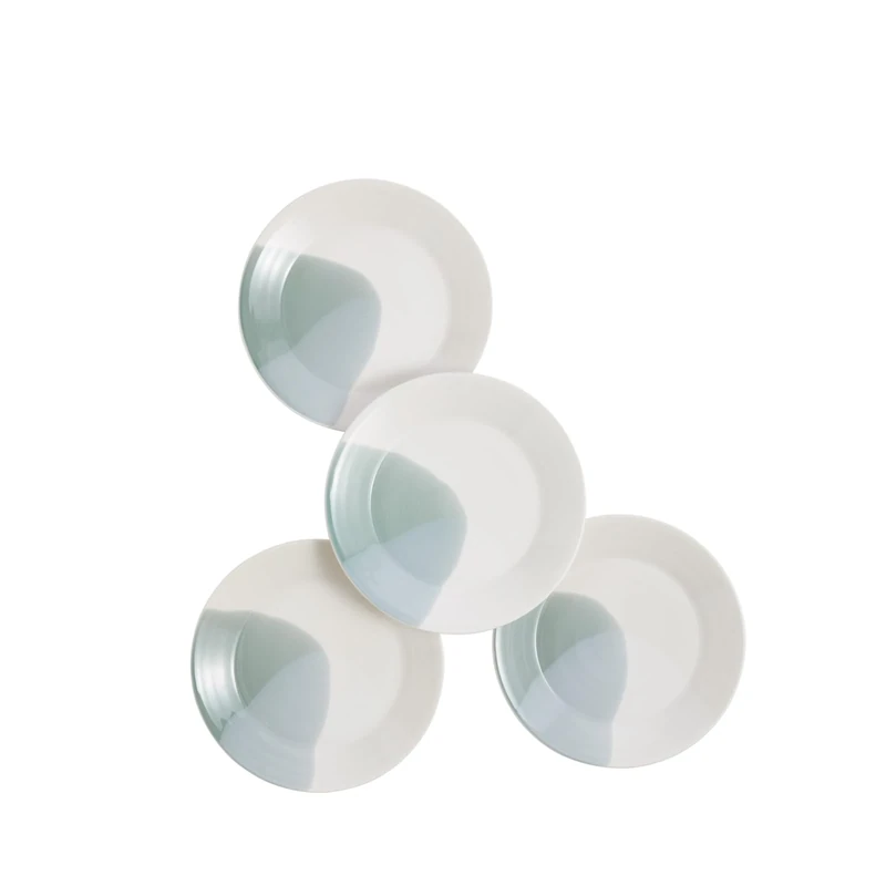 Signature 1815 Set of 4 24cm Plates, Green