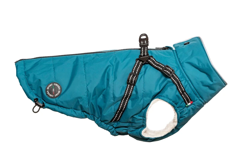 CHIARA Jacket with Harness, Blue, XL - Image 1
