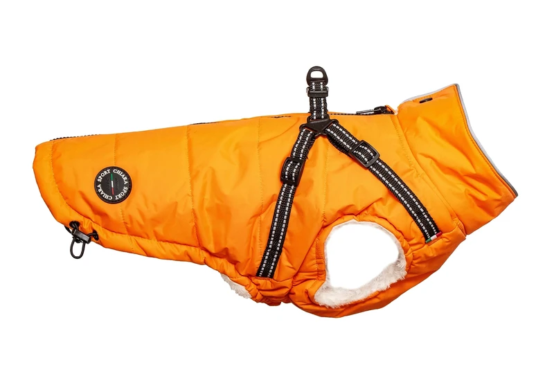 CHIARA Jacket with Harness, Orange, L