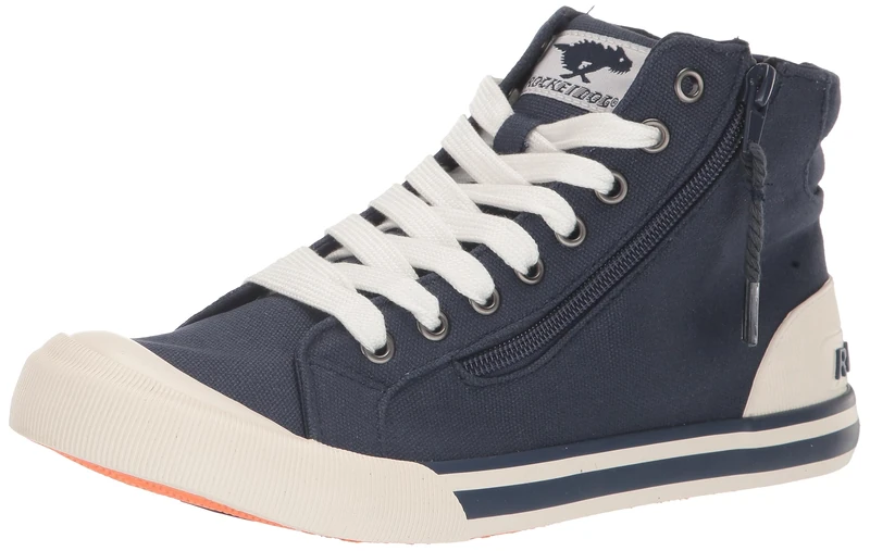 Rocket Dog Women's Jazzinhi Sneaker, Canvas Navy, 6.5 UK