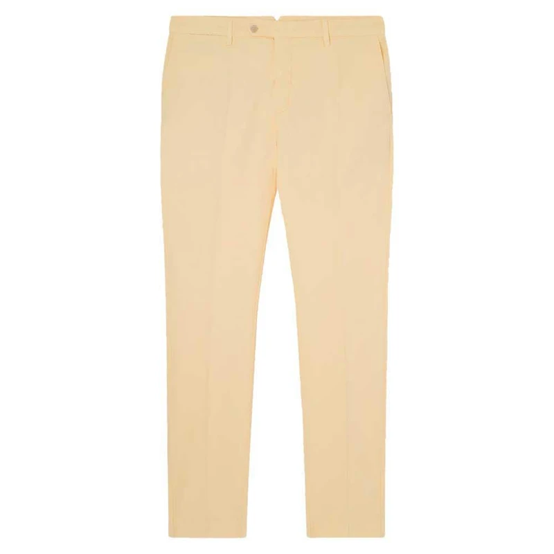 Hackett London Men's Cotton Lin Jersey Trouser, Yellow (Soft Yellow), 31W/34L - Image 1