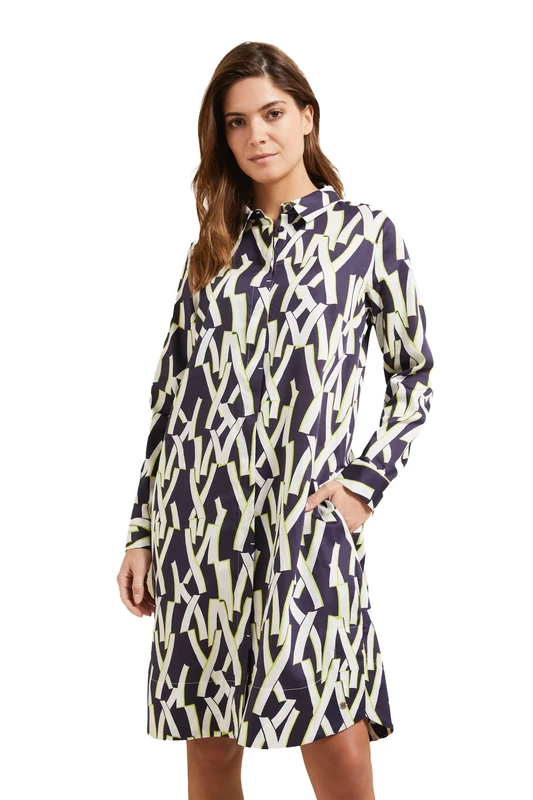 bugatti Women's W1024-22175 Dress, Marine-390, 8