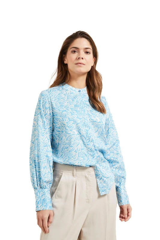 bugatti Women's W3629-22123 Blouse, Aqua-430, 20