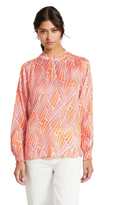 bugatti Women's W3498-62144 Blouse, Orange-660, 16