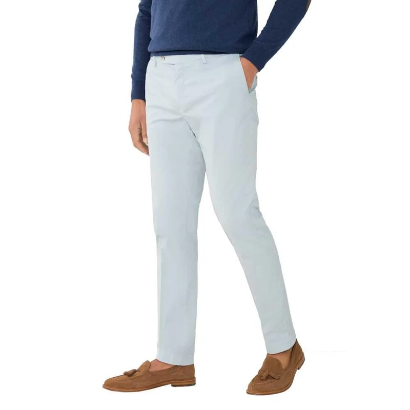 Hackett London Men's Fine Pop Stripe Trouser, Blue (Sky Blue), 42W/30L