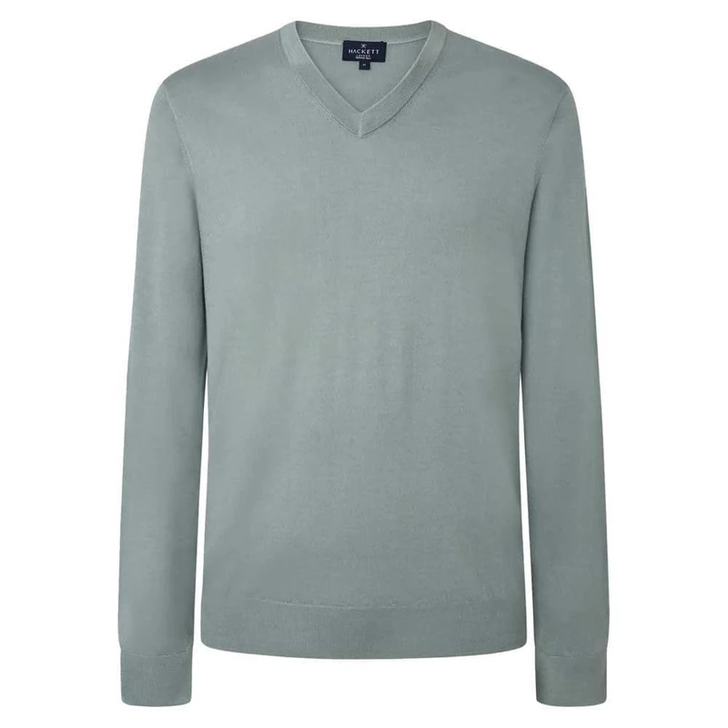 Hackett GMD Merino Silk V Neck Sweater XL