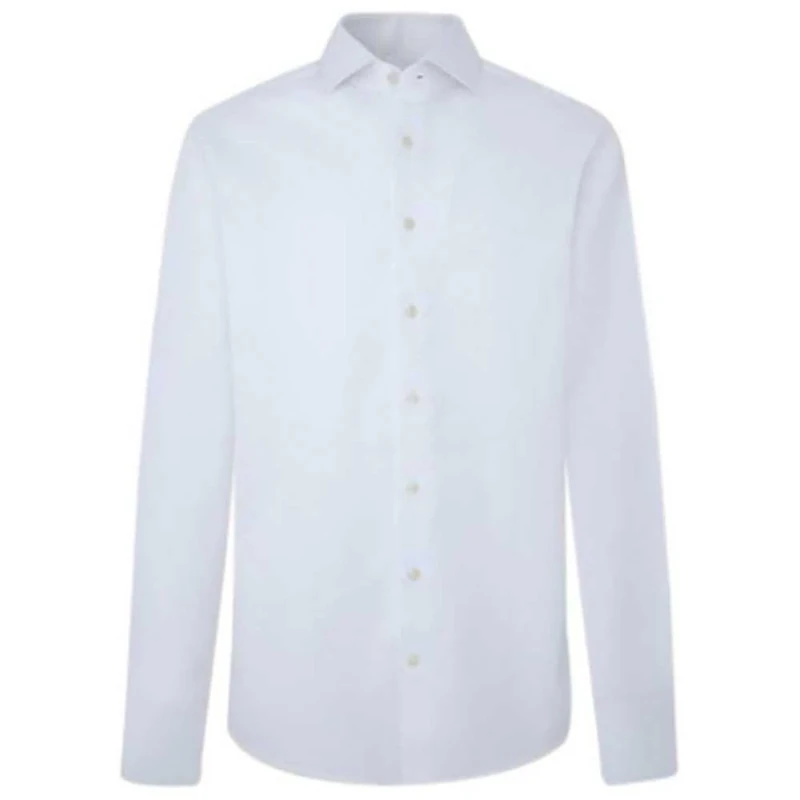 Hackett London Men's Hs Vortex Gilet Shirt, White (White), 16