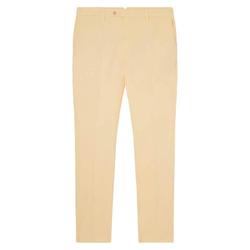 Hackett London Men's Filafil Polka Dot Trouser, Yellow (Soft Yellow), 32W/30L