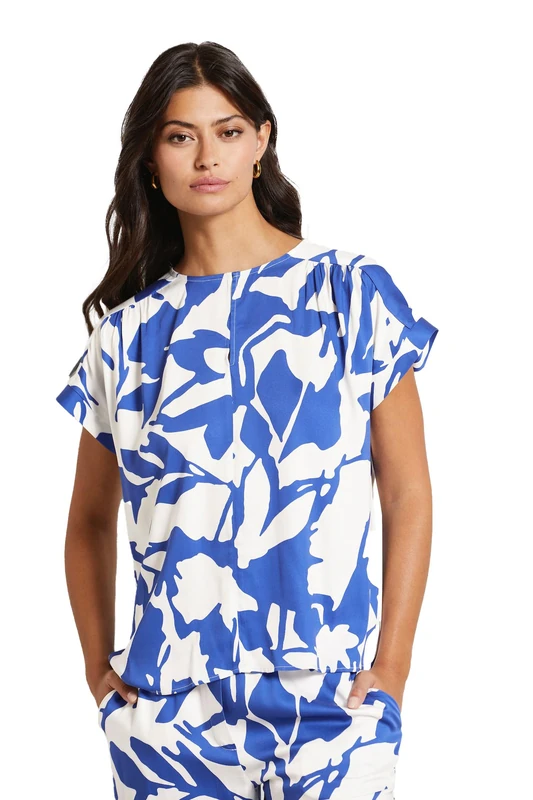 bugatti Women's W6076-62214 Blouse, Plum-880, 8