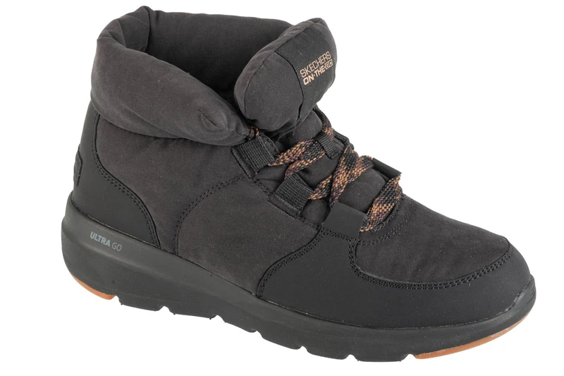 Skechers Women's Glacial Ultra Trend Up Sneaker, Black Textile/Synthetic, 5 UK - Image 1
