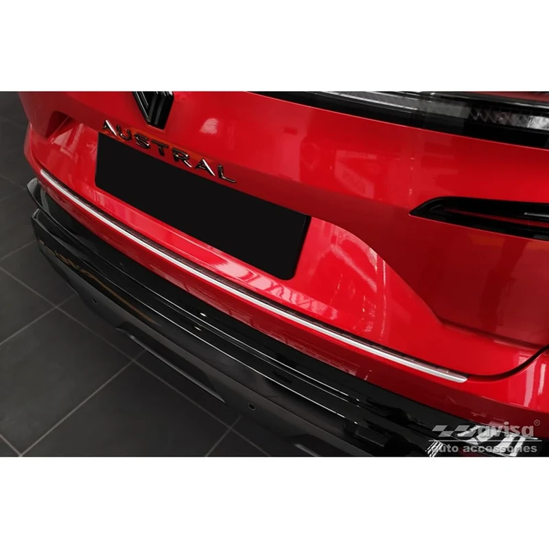 Avisa Stainless Steel Rear bumper protector compatible with Renault Austral 2022- "Ribs