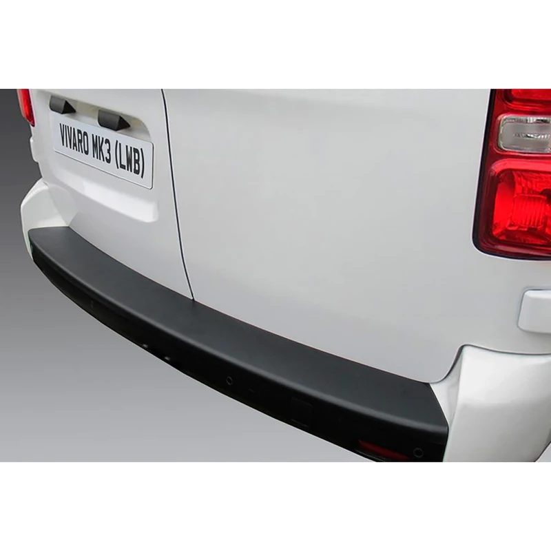 RGM ABS Rear bumper protector compatible with Opel Vivaro III LWB 2019- Black