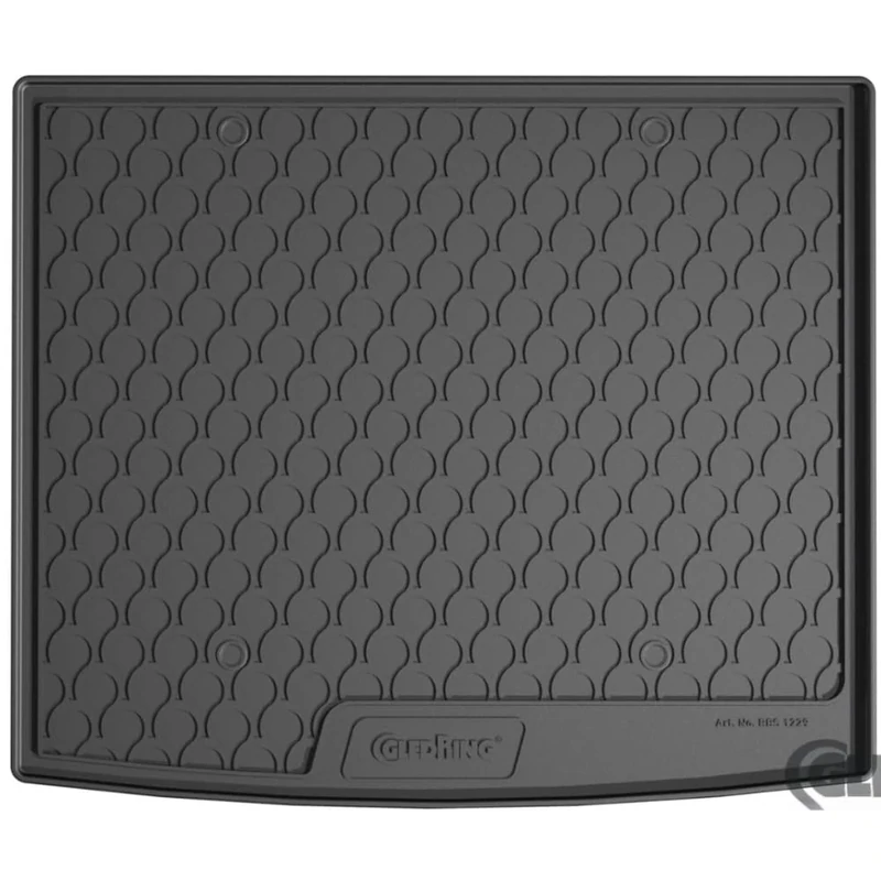 Gledring Rubbasol (Rubber) Boot Mat compatible with BMW X1 (U11) Diesel 2022- (Upper floor, with fixed rear seats)