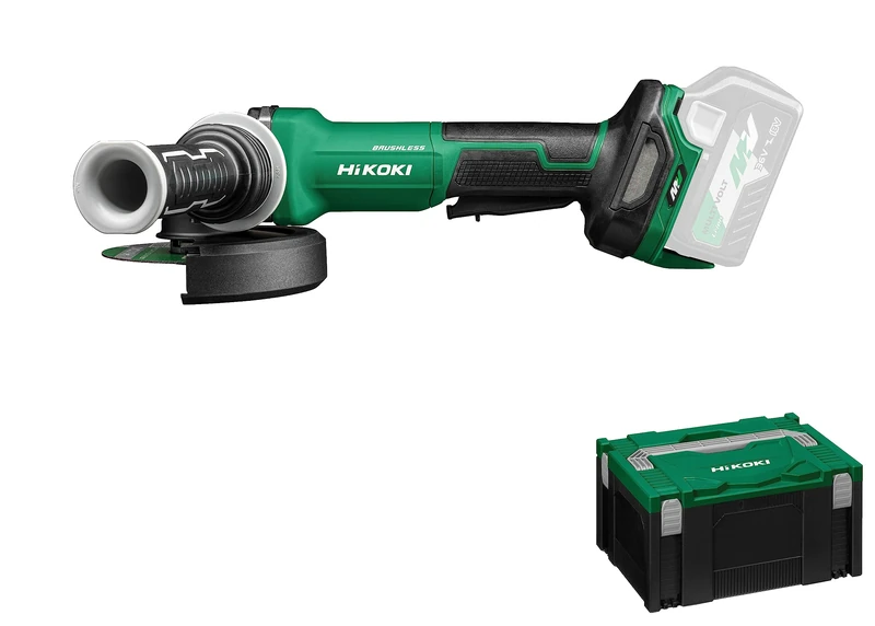 HiKOKI Akku-Winkelschleifer G3613DF (36V, 125mm, M14, Brushless, Zubehör, ohne Akku und Ladegerät)