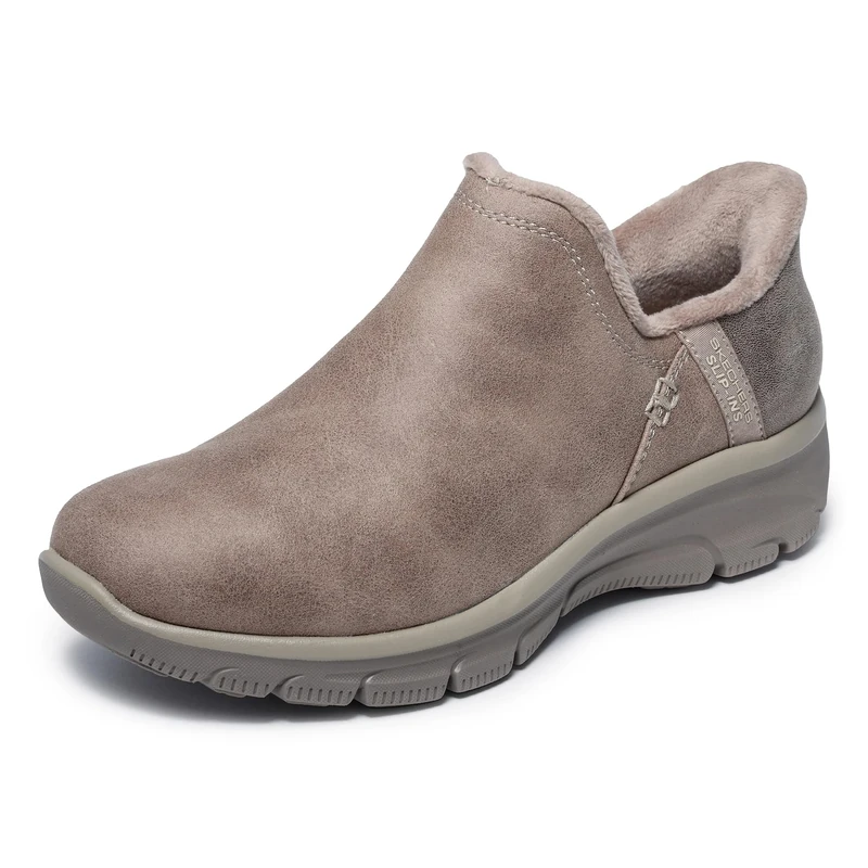 Skechers Easy Going - Modern Hour - Hands Free Slip-Ins, Taupe, 6.5