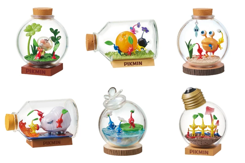 Re-Ment Pikmin Terrarium Collection, Box Product, Approx. H 3.1 x W 5.5 x D 3.1 inches (80 x - Image 1