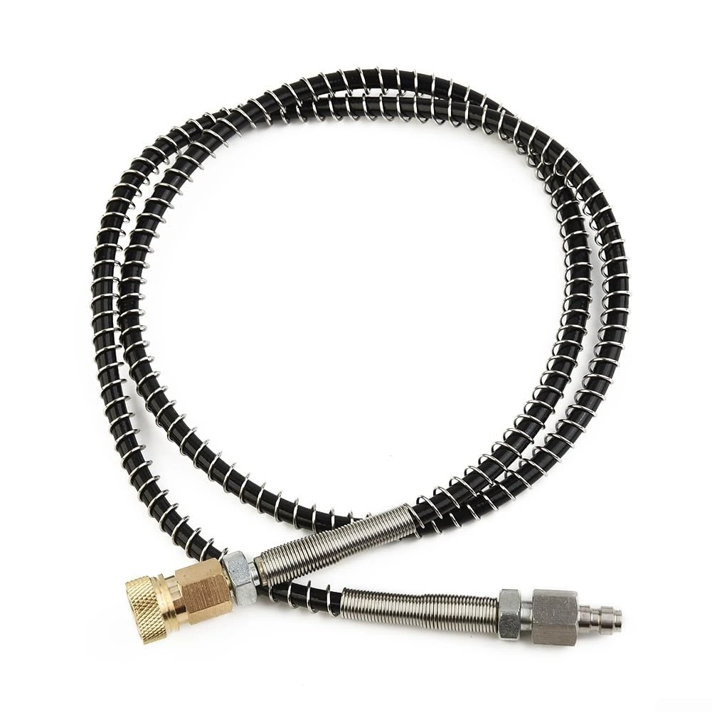 Paint-ball Fill Station, Paint-ball Fill Whip Hose, Paint-ball DN2 36" Microbore Hose for Air Fill Station/Charging Adaptor