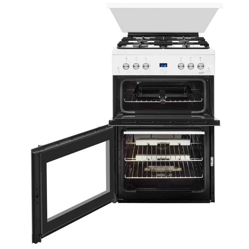 Beko EDC634W 60cm Double Oven Electric Cooker with Ceramic Hob - White, (Pack Of 1)
