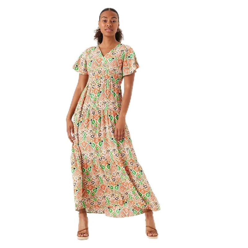 Garcia Women's Dress Casual Dress, Dusky Peach, - Image 1