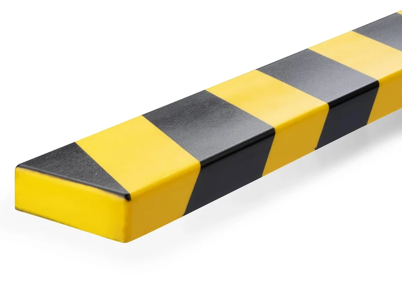 Durable Surface Protection Profile S20 - Self-Adhesive - Protection Strip Has a Length of 1 Metre - Pack of 5 - Yellow or Black