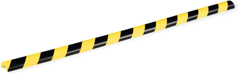 Durable Pipe Protection Profile P30 - Self-Adhesive - Protection Strip Has a Length of 1 Metre - Pack of 5 - Yellow or Black