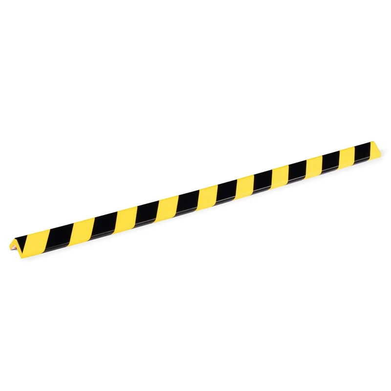 Durable Corner Protection Profile C35 - Self-Adhesive - Protection Strip Has a Length of 1 Metre - Pack of 5 - Yellow or Black