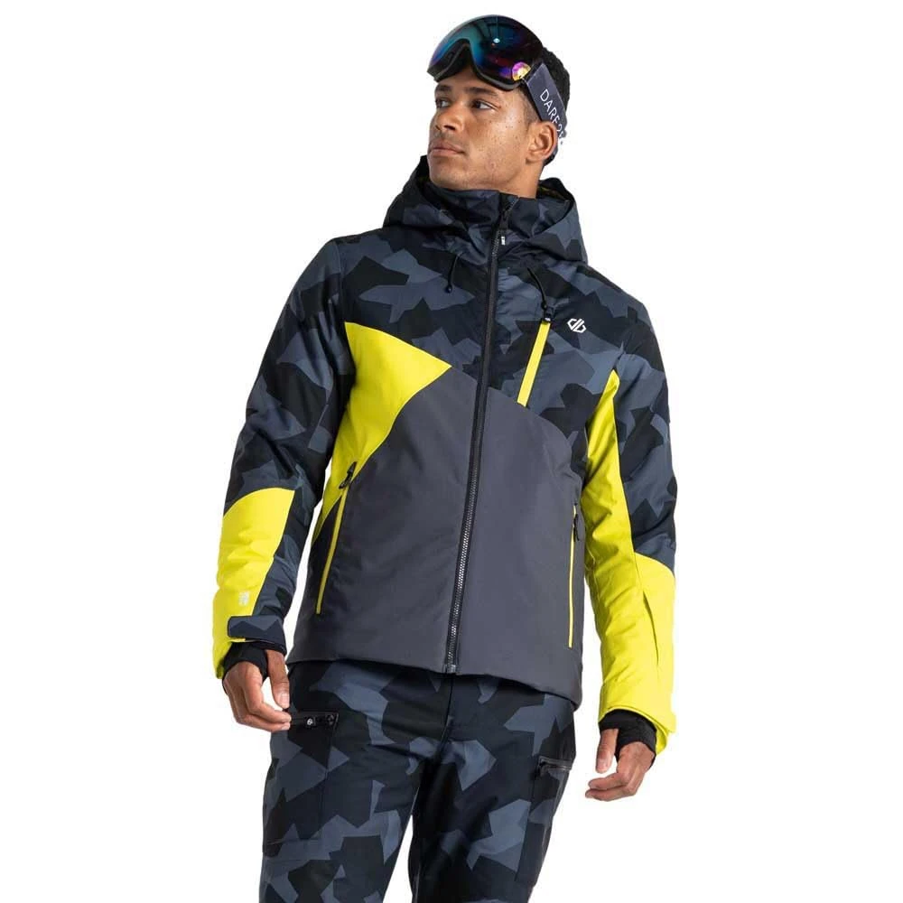 Dare 2b Mens Baseplate Jacket Neon Spring/Black Geo M