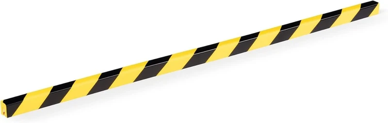 Durable Edge Protection Profile E8 - Self-Adhesive - Protection Strip Has a Length of 1 Metre - Pack of 5 - Yellow or Black