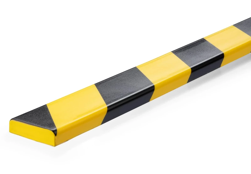 Durable Surface Protection Profile S10 - Self-Adhesive - Protection Strip Has a Length of 1 Metre - Pack of 5 - Yellow or Black
