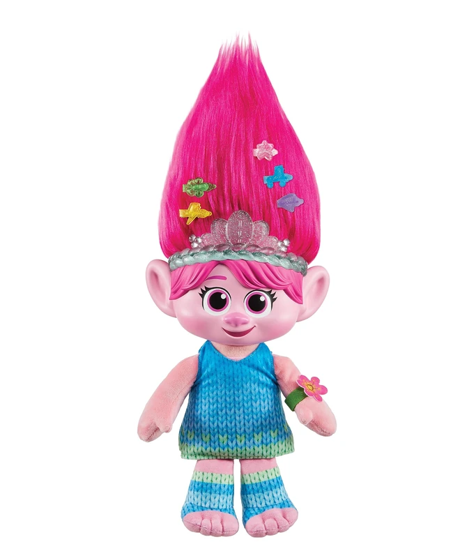 Mattel DreamWorks Trolls Band Together Queen Poppy Plush HTM14