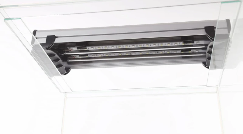 Scaper Cube Light Set Fixture Silver with 2 LEDs for 80 L - Image 1