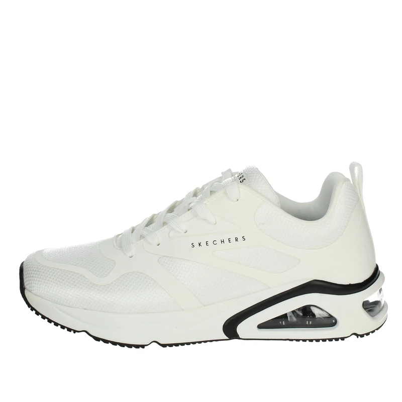 Skechers Men's Tres-Air Uno Revolution-Airy Sneaker, White Hot Melt/Mesh, 8 UK