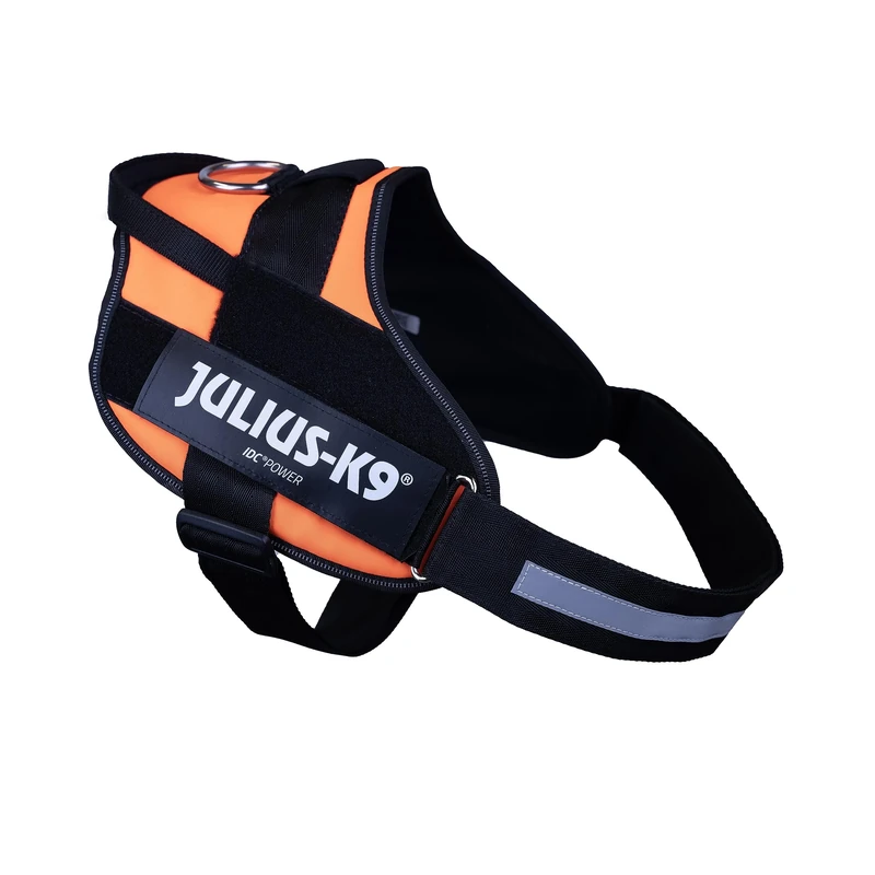 IDC Powerharness with Double Labelfield and Security Lock, Size: 2XL/3, UV Orange