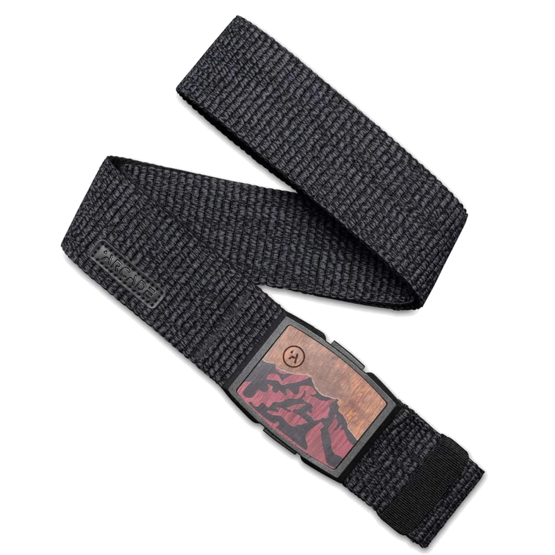 Arcade Woody Capture Stretch Belt - Heather Limo, One Size