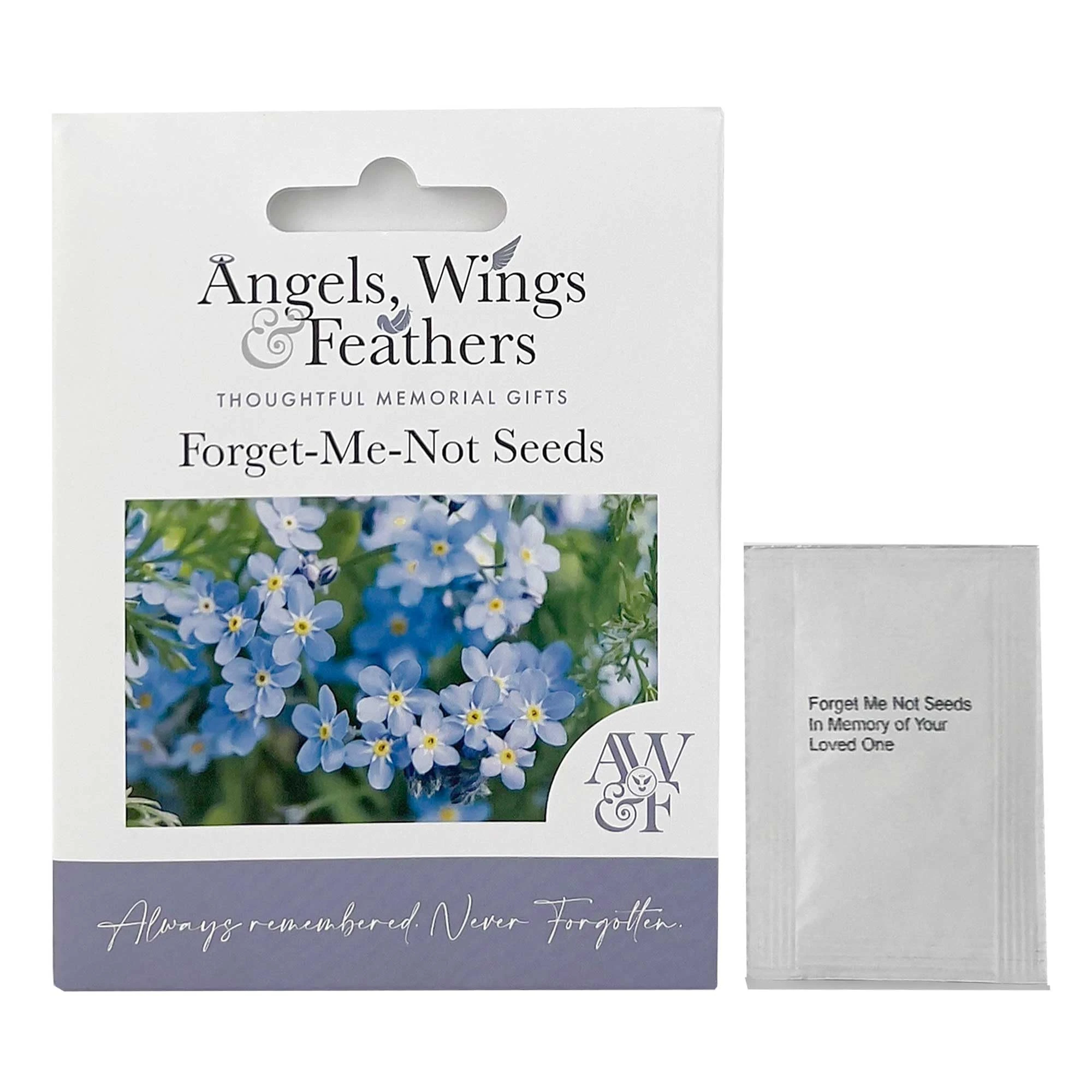 Memorial Forget-Me-Not Seeds - Suitable for Indoor/Outdoor | Remembrance Gift | 1,000 Blue Flower Seeds for Planting in Memory