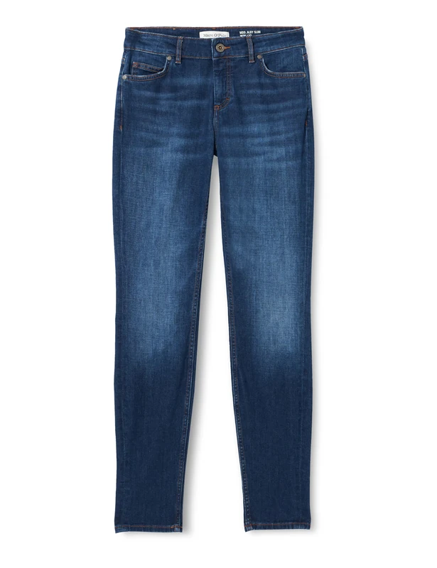 Marc OߴPolo Women's Slim Fit Jeans with Stretch, Blue (Cashmere Dark Blue Wash), W28/L28
