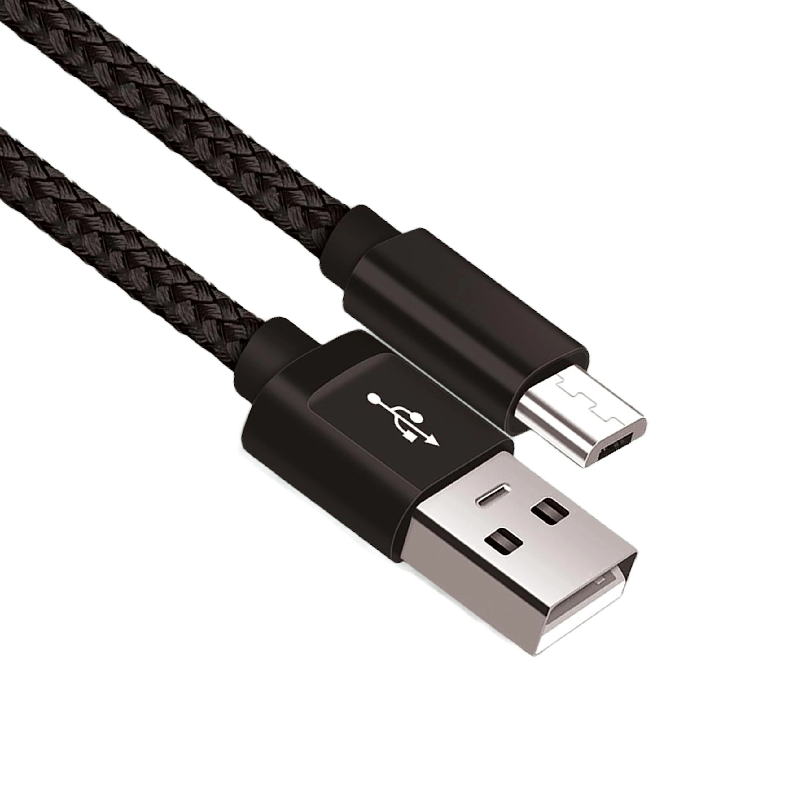 Micro USB Cable, Nylon Braided Android Charger Fast USB Charging Cable Compatible with Samsung Galaxy S7/S5/J3/J5/J7, Huawei, HTC, LG, Kindle, Nexus, Nokia and More (1 Meter)