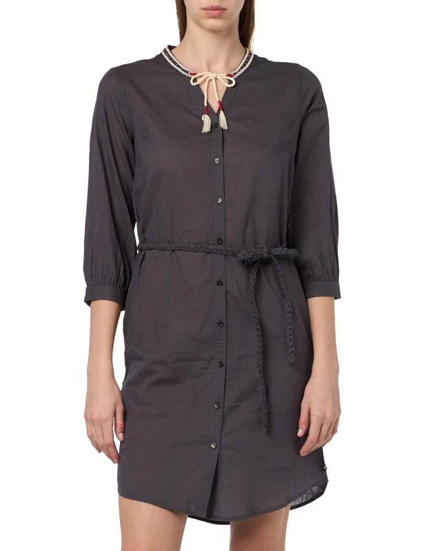 Scotch & Soda Women's Beaded Collar Shirt Dress, Antra 0005, 10