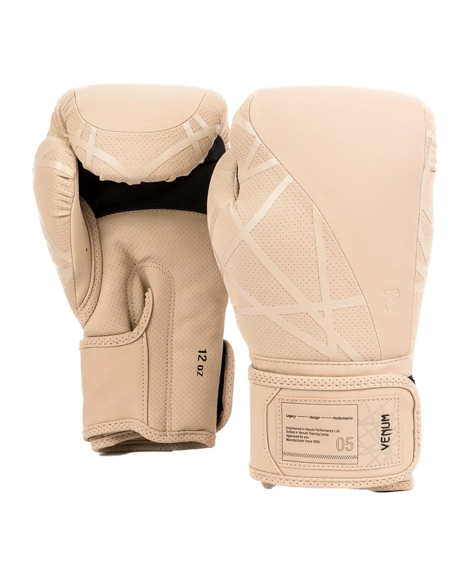 Venum Tecmo 2.0 Boxing Gloves - Sand - 12 oz