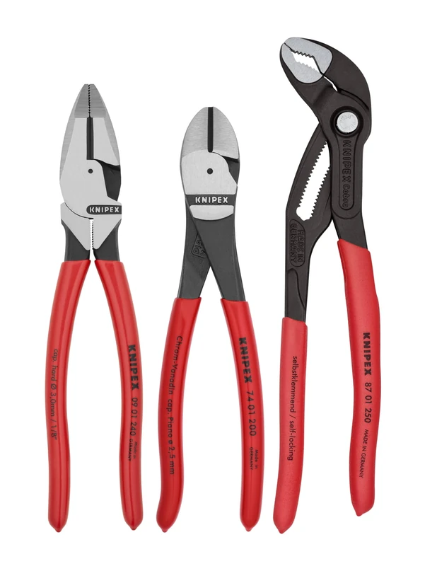 KNIPEX Tools 9K 00 80 157 US 3 Pc Pro Pliers Set