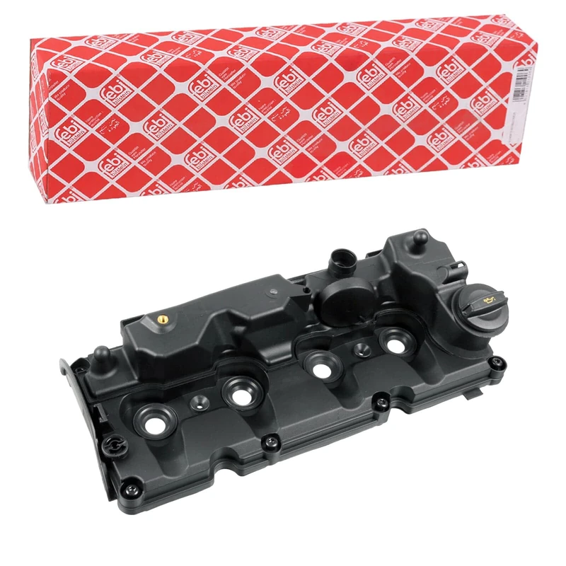 Febi Bilstein 177752 Valve Cover with Bleed Valve and Seal, Pack of 1