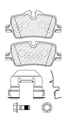 FERODO BRAKE PADS | FDB5278 | REAR | FOR BMW 3 2018- | OE-MATCHING QUALITY | ECO-FRICTION FUSE+ TECHNOLOGY