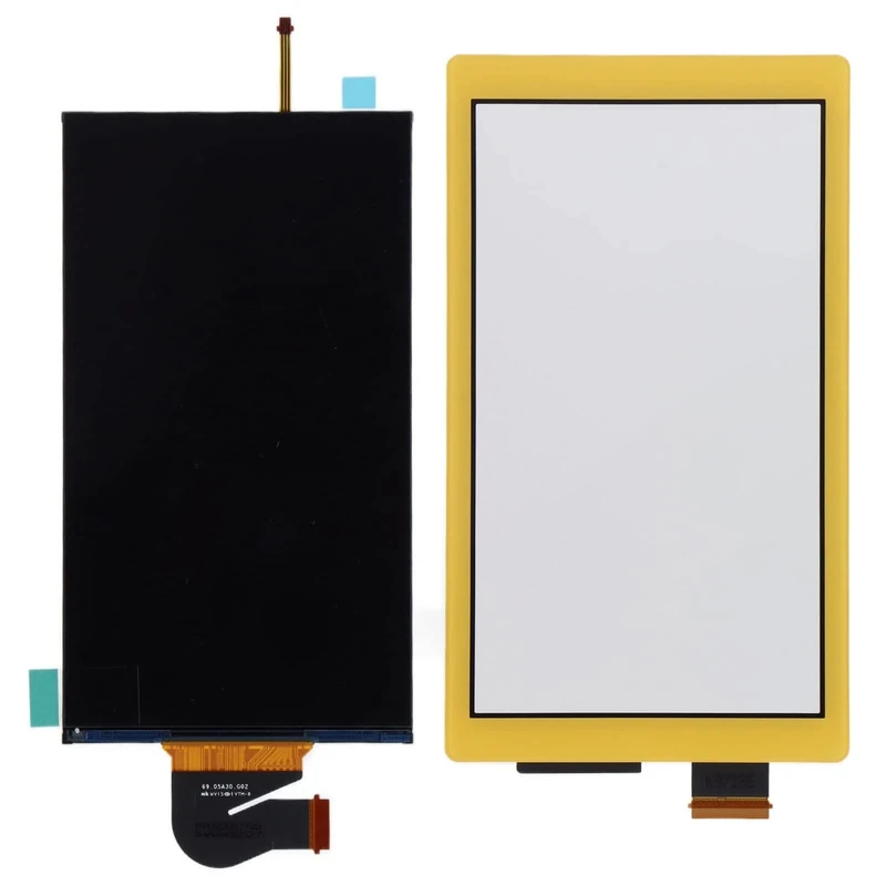 LCD Screen Replacement for Lite Console, Replacement LCD Display Panel Repair Parts Only for Lite (Yellow)