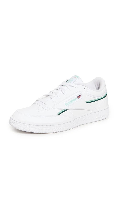 Reebok Male Adult Club C 85 White/Sport Green/Blue Slate 7