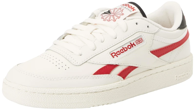 Reebok Male Adult Club C Revenge Chalk/FLASRD/Black 5.5