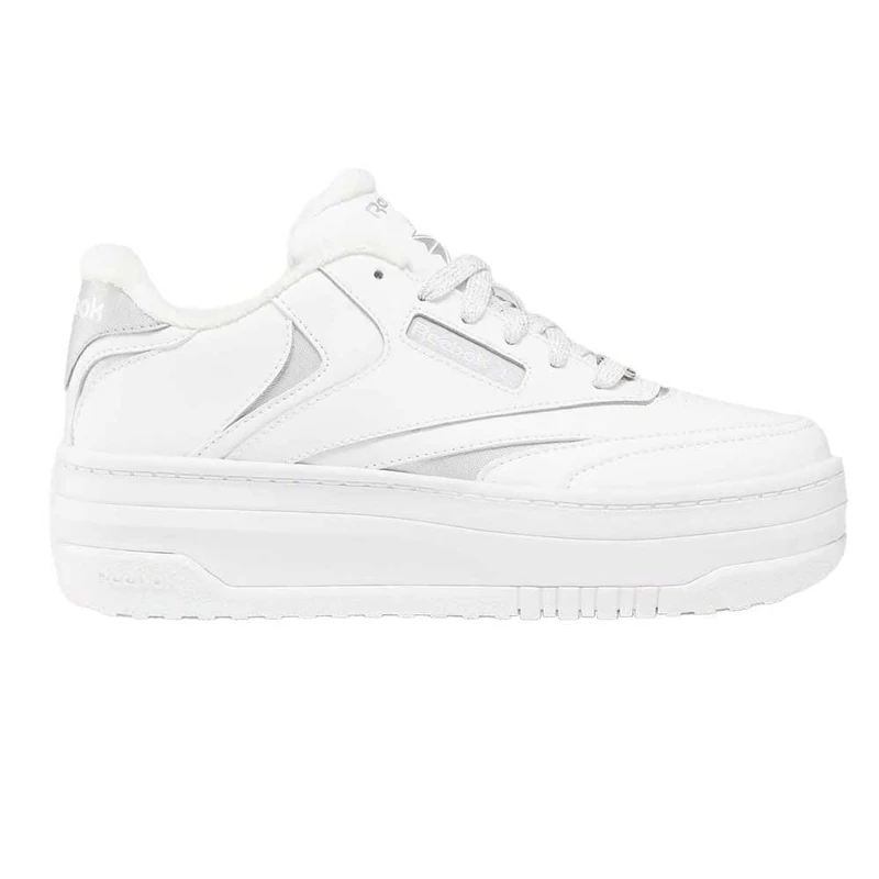 Reebok Female Junior Club C Extra FTWWHT/FTWWHT/DRKSIL 3.5